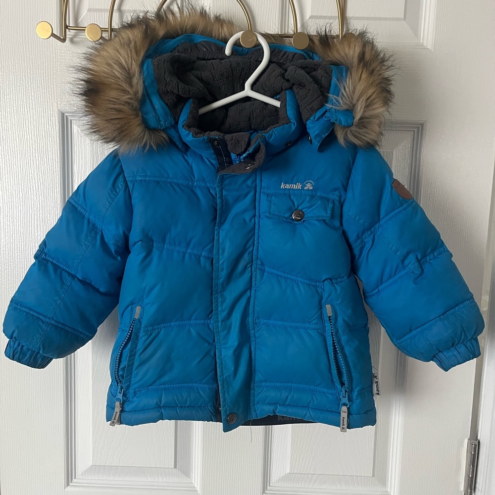 Kamik Kids' Blue Winter Coat